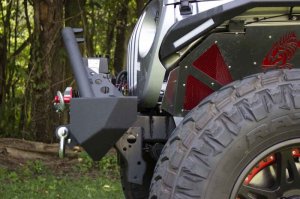 Jeep Gladiator JT Front Bumper - Fishbone Offroad - Mako Front - Black textured powder coat - `20-`27